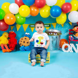 Laden Sie das Bild in den Galerie-Viewer, Fox Rolled Cake Smash Children Birthday Vinyl Backdrop Designed By Blanca Perez-Foxbackdrop