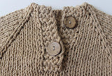 Laden Sie das Bild in den Galerie-Viewer, Fox Neugeborenes Khaki Knit Outfit Kleider mit Kleidung für Baby Fotoshooting