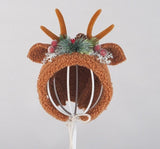 Laden Sie das Bild in den Galerie-Viewer, Fox Kinder Baby Elk Bonnet für Studio Fotografie Prop Outfits