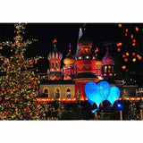 Laden Sie das Bild in den Galerie-Viewer, Fox Rolled Night Christmas Vinyl Photos Backdrop-Foxbackdrop