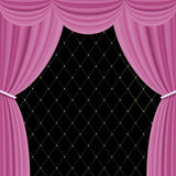 Laden Sie das Bild in den Galerie-Viewer, Fox Rolled Baby Boss Stage Fuchsia Curtain Children Vinyl Backdrop-Foxbackdrop