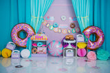 Laden Sie das Bild in den Galerie-Viewer, Fox Rolled Vinyl Children Birthday Backdrop by Maria Gabriela-Foxbackdrop